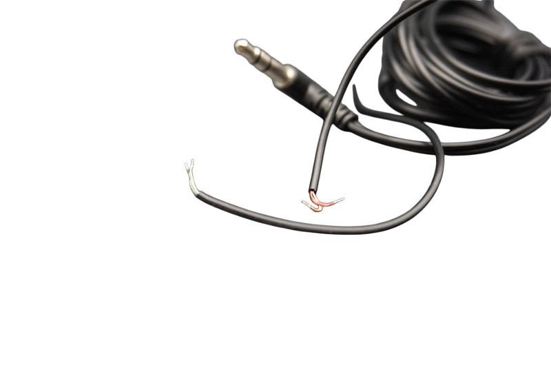 2X Universal Earphone headphone repair Replacement Audio Cable Wire For Sony