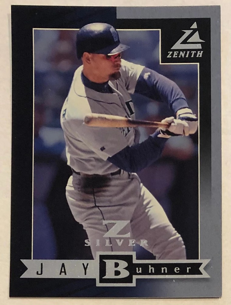 !!!    1998  JAY BUHNER  PINNACLE  ZENITH SILVER   BASEBALL  CARD   $$