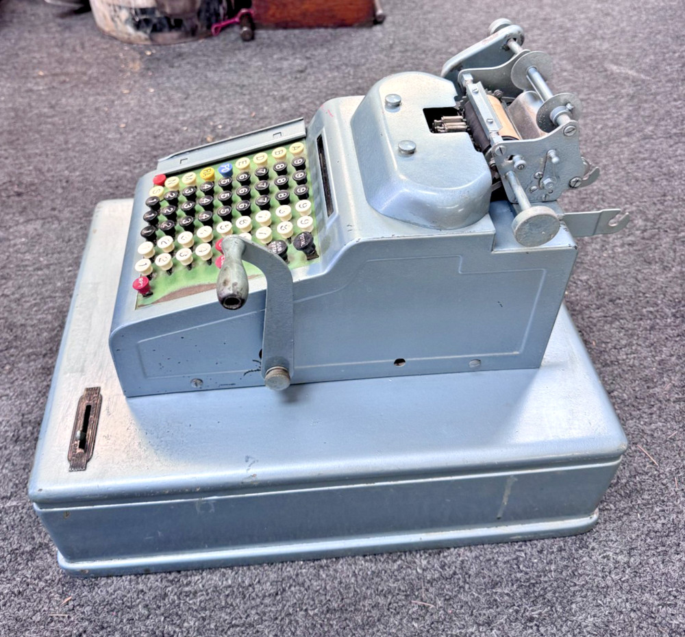 Antique R.C.Allen Combination Cash Register Adding Business Machine, UNTESTED