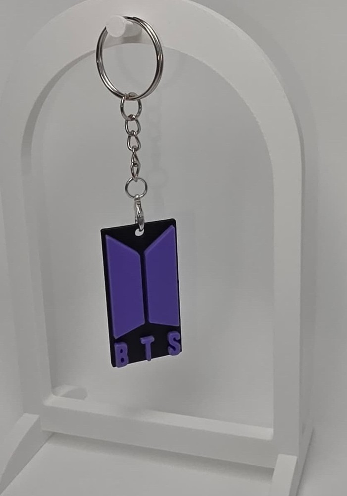 FAN Made BTS Logo Keychain - 2 Count