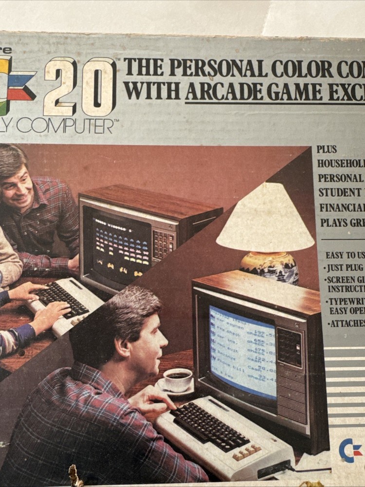 Commodore VIC 20 In Box Powers On. Untested. No Cords.