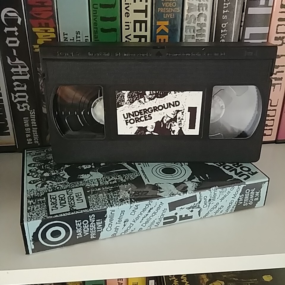 Target Video Underground Forces Vol. 1 VHS Punk Compilation Dead Kennedys Devo