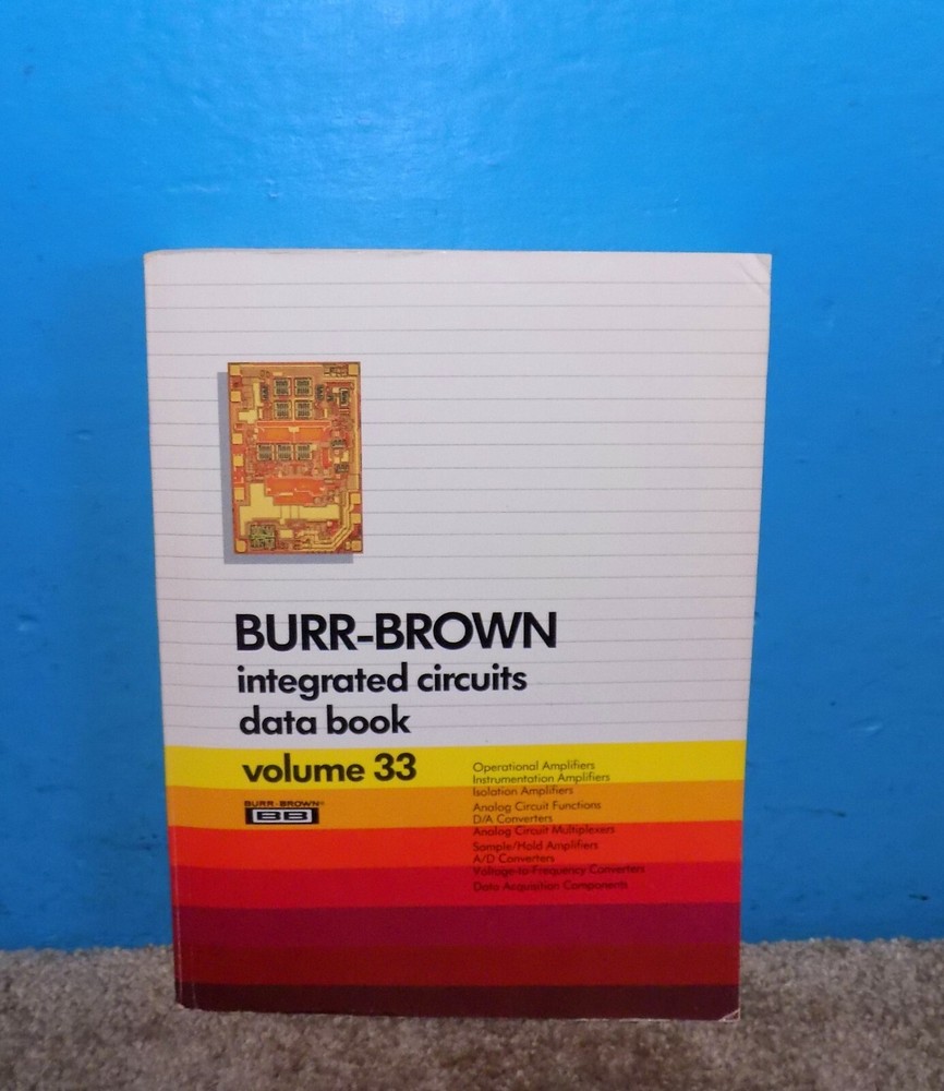 1989 Burr-Brown Integrated Circuits Data Book Volume 33