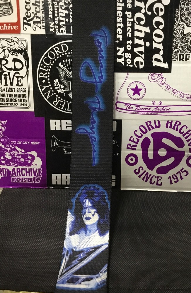 KISS TOMMY THAYER Autographed Guitar Strap