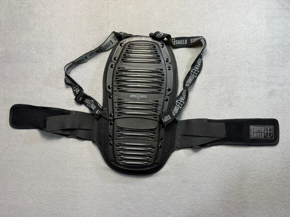 Super Shield Moto Riding Spine Back Protector Mens size S