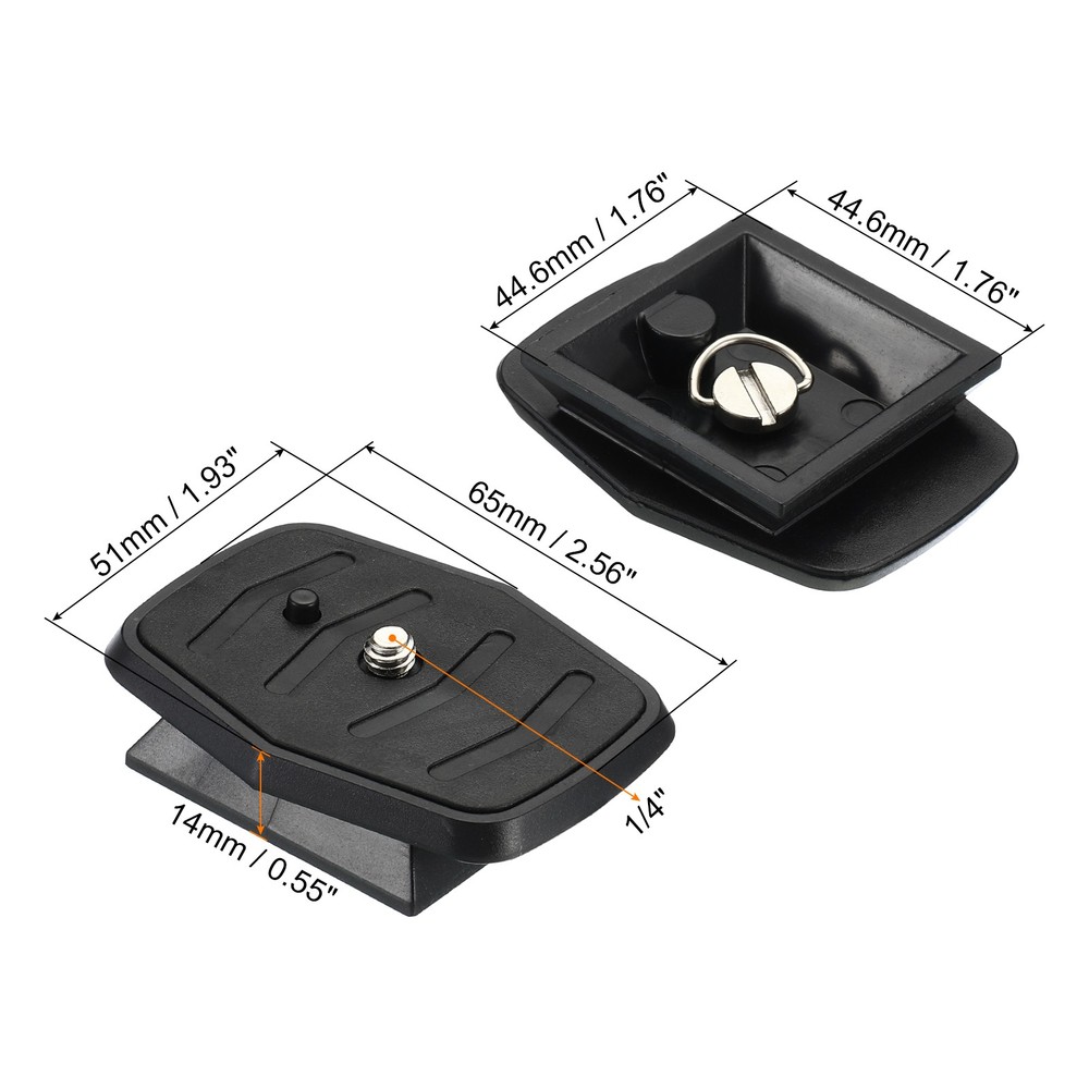 1 x Tripod Quick Release Plate Camera Tripod Adapter Mount Replacement 44mm