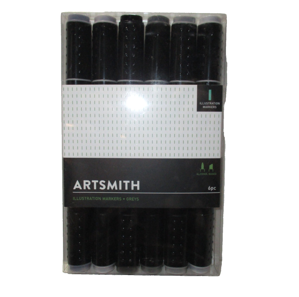 ARTSMITH Illustrations Markers Greys 1873-7783