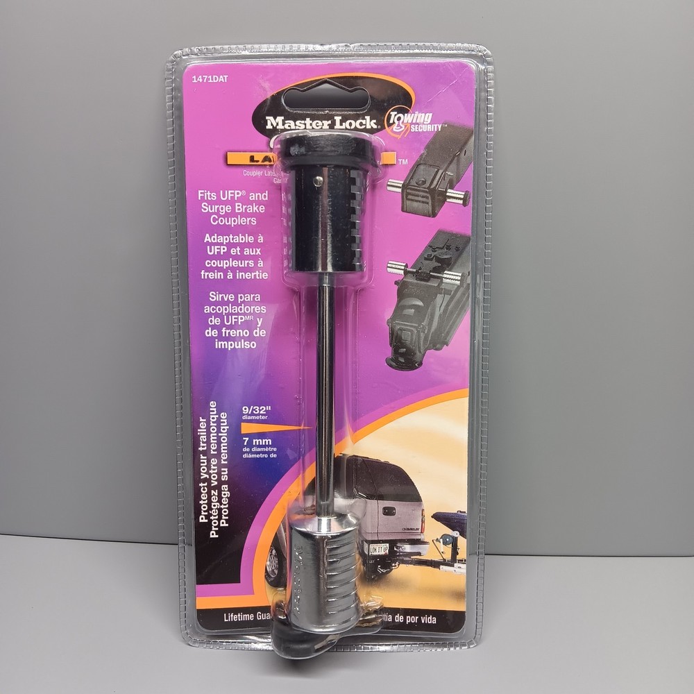 Master Lock Trailer Protector Coupler Lock Latch - Towing Security UFP - 1471DAT