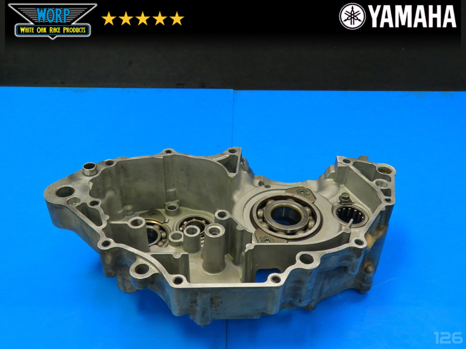 2004 YAMAHA YFZ450 LEFT SIDE CRANKCASE CRANK CASE BOTTOM END ~ GENUINE OEM 04-05