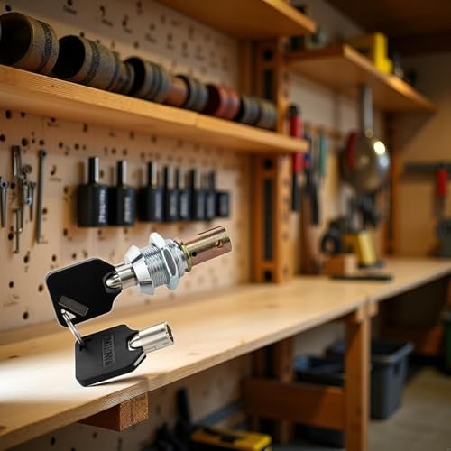 Tubular Lock and Key Set, Tool Box Replacement Locks, Cabinet Drawer Locks