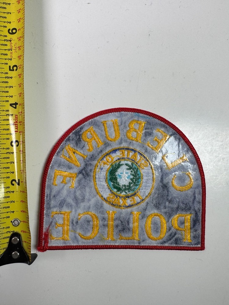 Cleburne Police Texas Tx Patch CC6