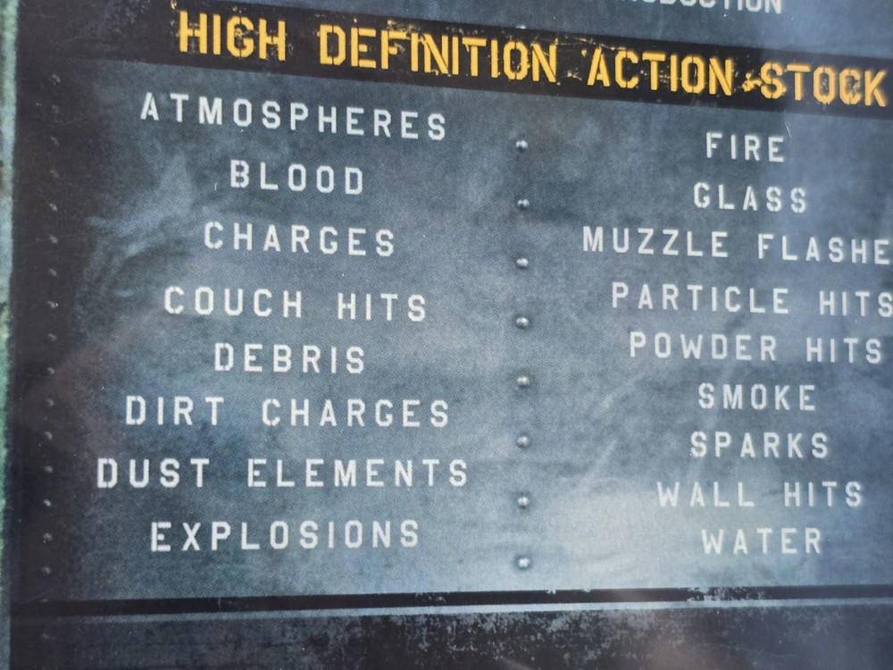 Action Essentials 2 DVD ROM High Definition Action Stock Visual Effects