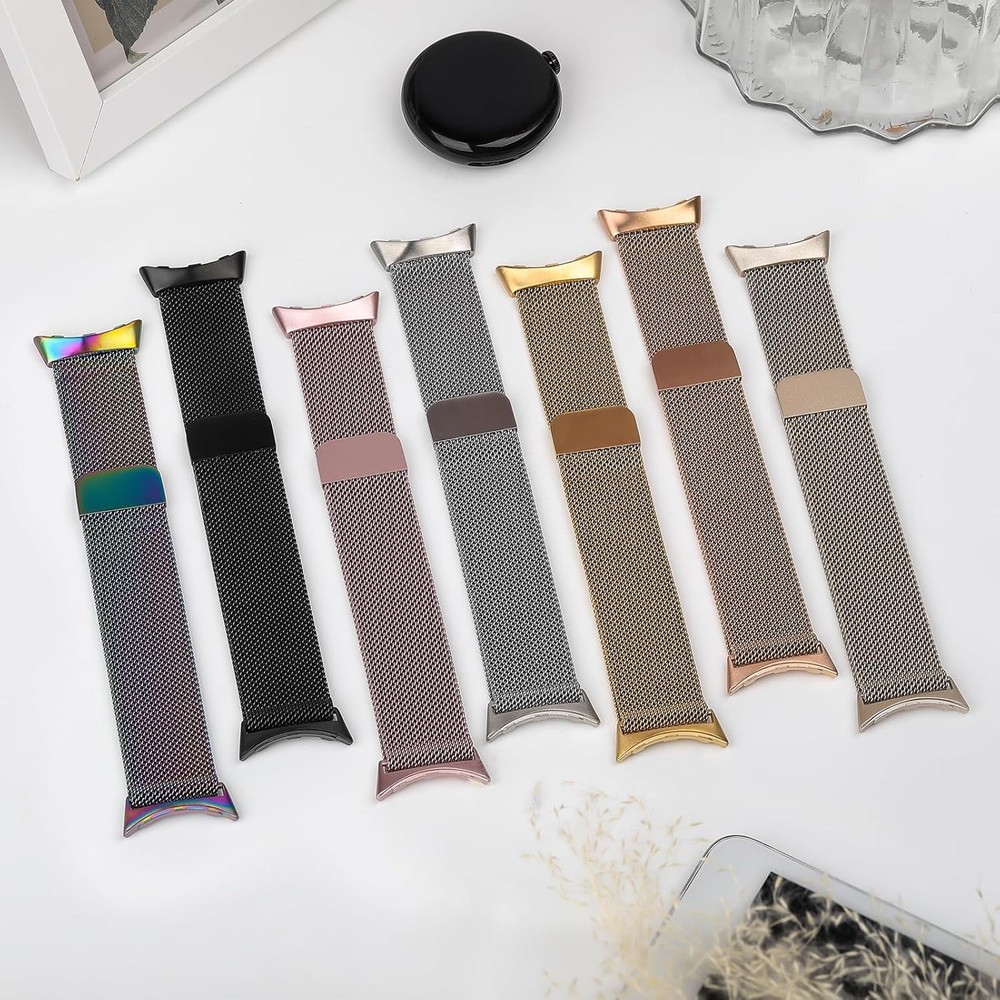 Stainless Steel Strap Compatible with Google Pixel Watch 3 45mm Black