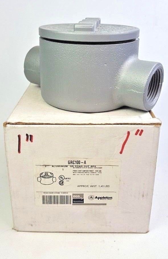 Appleton GRC100-A Aluminum GR Conduit Outlet Box
