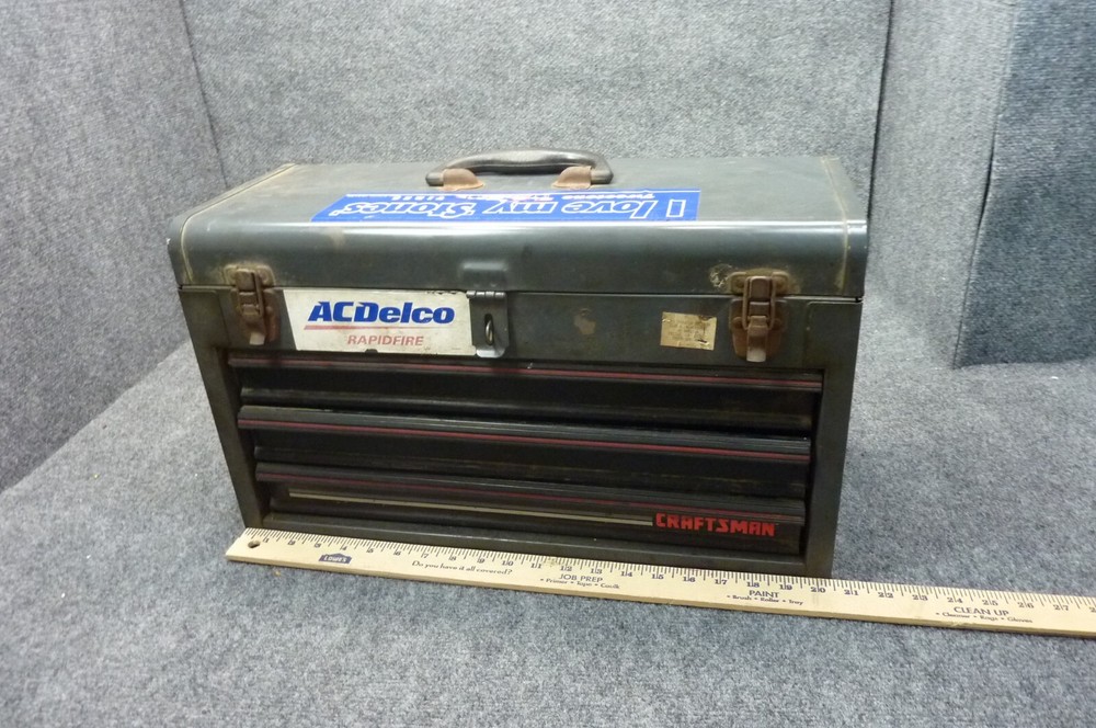 Vintage Craftsman Toolbox with drawers