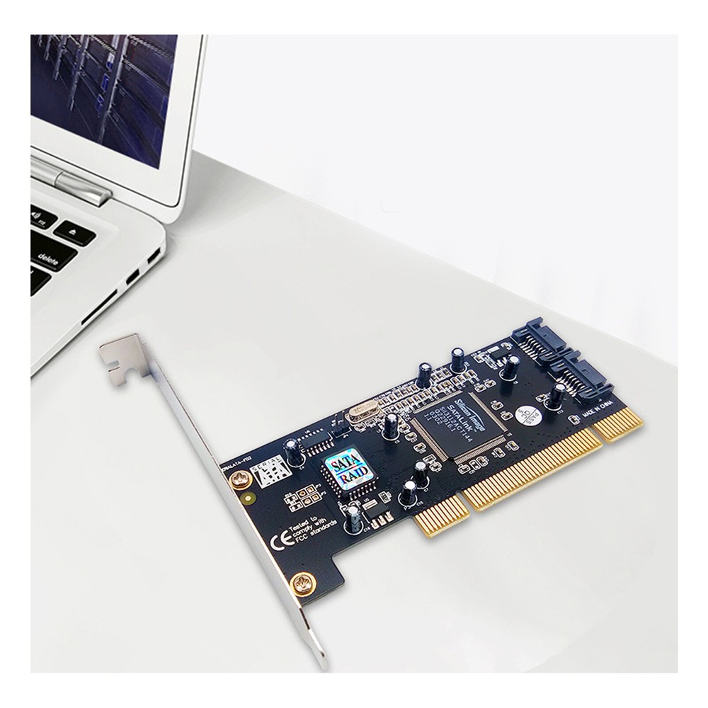 2-Channel Array Card PCI SATA 150MB/s SIL3112 Controller Card for WINS 2000/XPLE