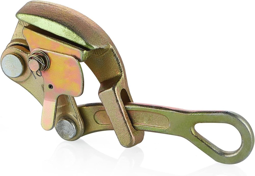 2T Wire Grip, Cable Gripper Puller, Steel Rope Jaw Pulling Tool for Zip Line, Ba