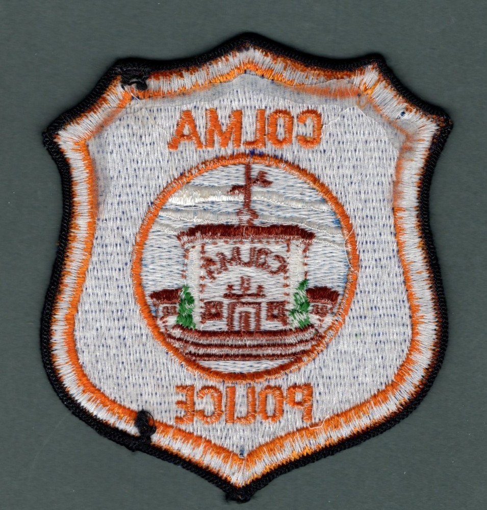 Colma California Police Patch - 2nd Issue