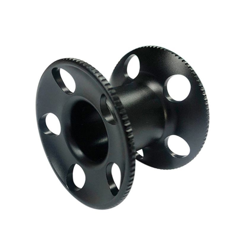 Five Hole Wire Wheel Spool Aluminum Alloy Diving Reel Oxidation Processing