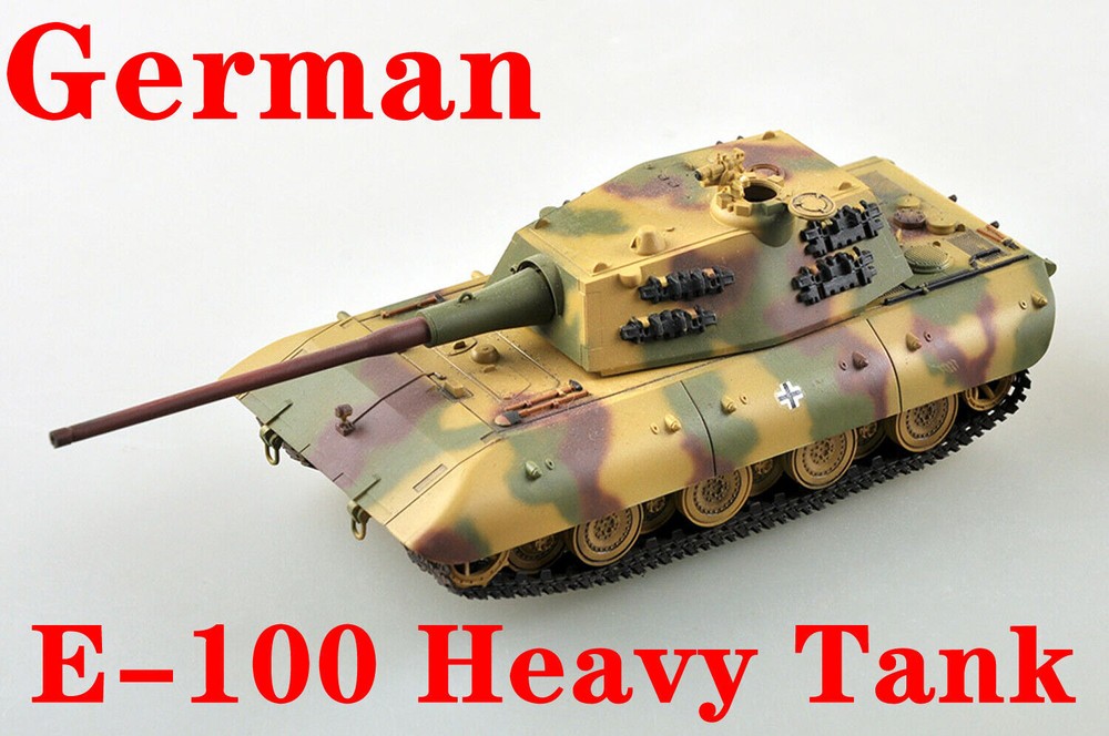 Easy Model 1/72 German E-100 Heavy Tank Plastic Finished Model #35120 Gift