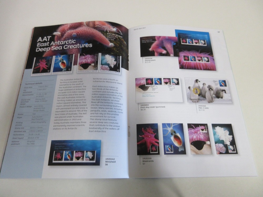 2017 Stamp Bulletin - WWI Centenary, Artists - Australia Post - 36 Pages - March