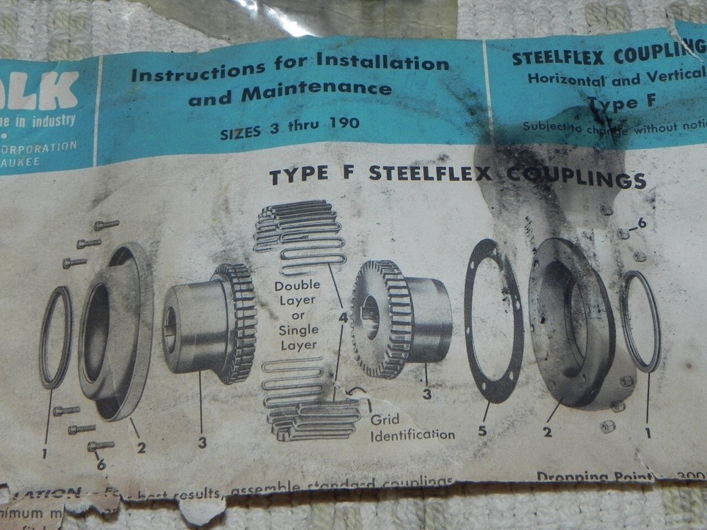 Falk 48298 Assembly modifier Parts: Seal Ring