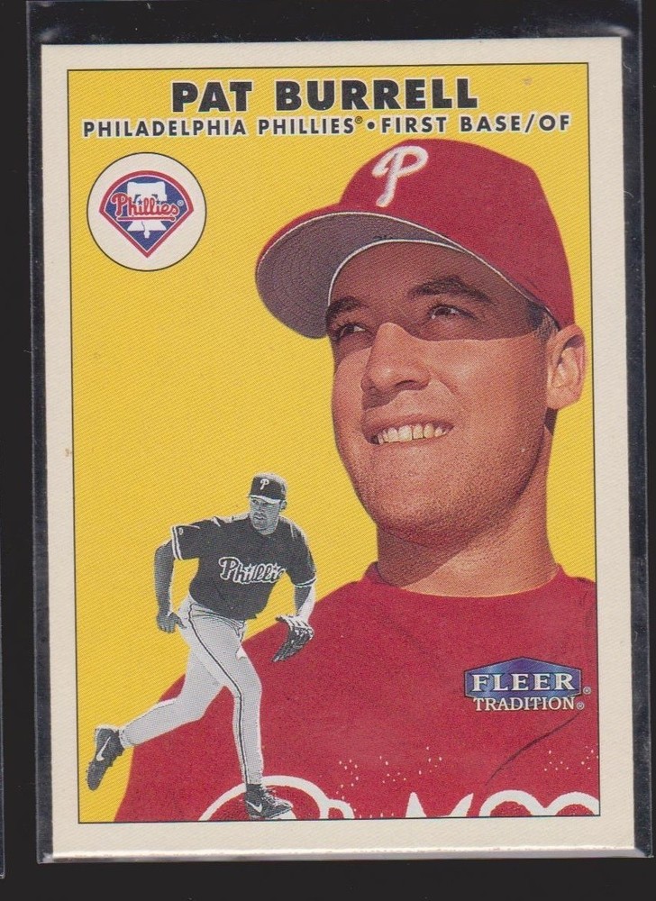 !!!     PAT BURRELL   FLEER    BASEBALL ROOKIE CARD $$