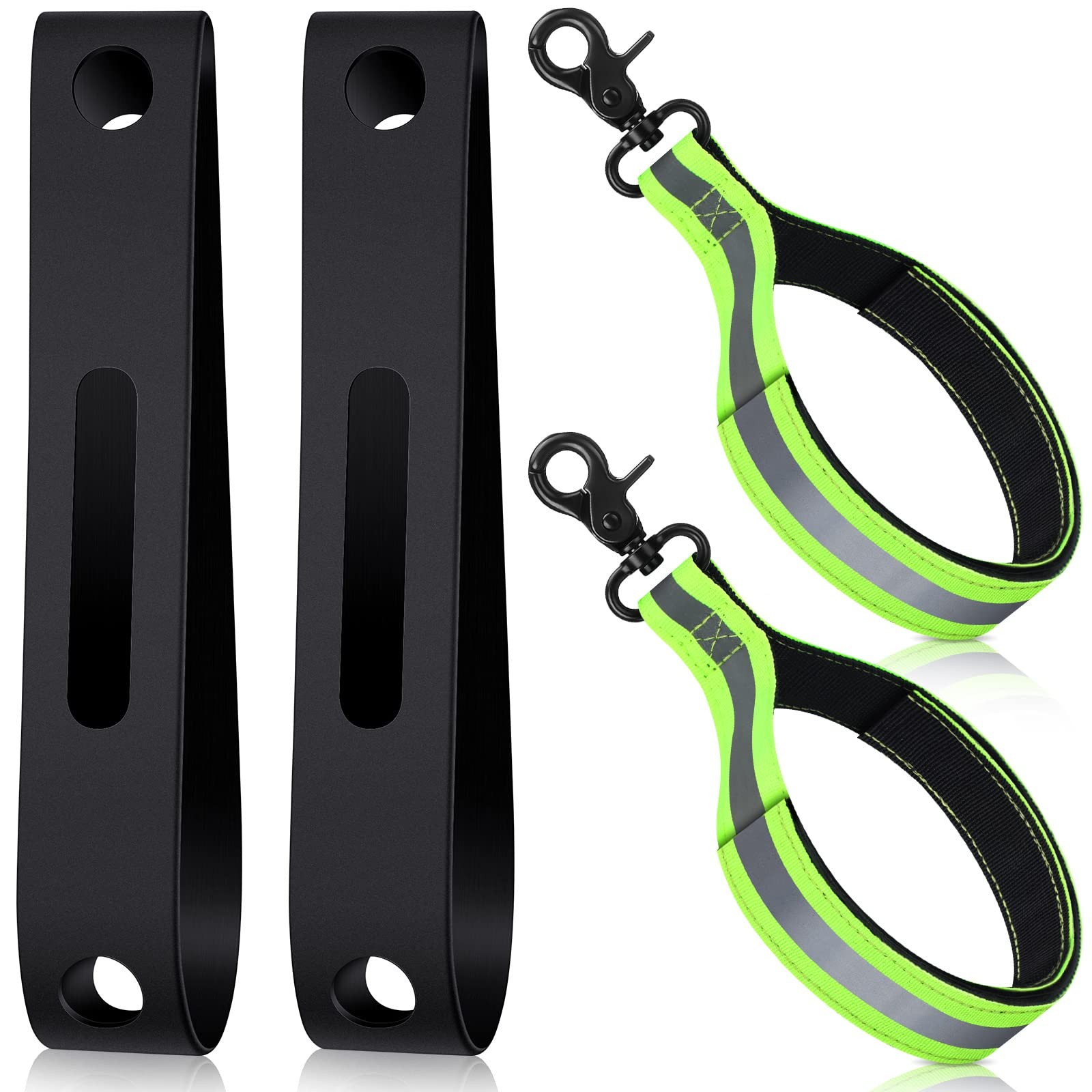 Oudain 4 Piece Firefighter Helmet 27.5 x 4 cm, 23 x 2.5 Black, Green