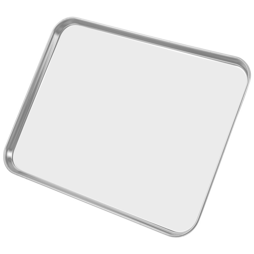 1Pc Large Stainless Steel Baking Tray Rectangular Baking Tray for Restaurant UK