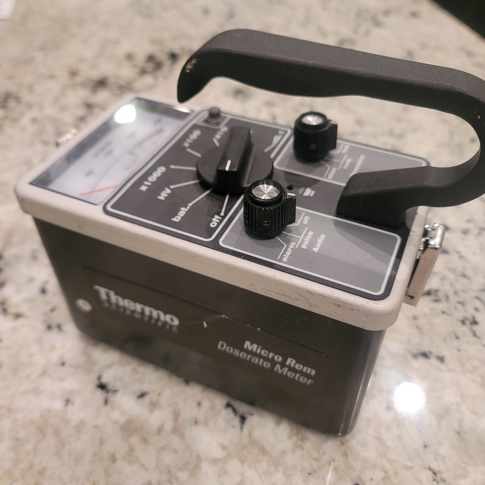 Thermo Scientific Micro Rem Doserate Survey Meter Radiation Detector