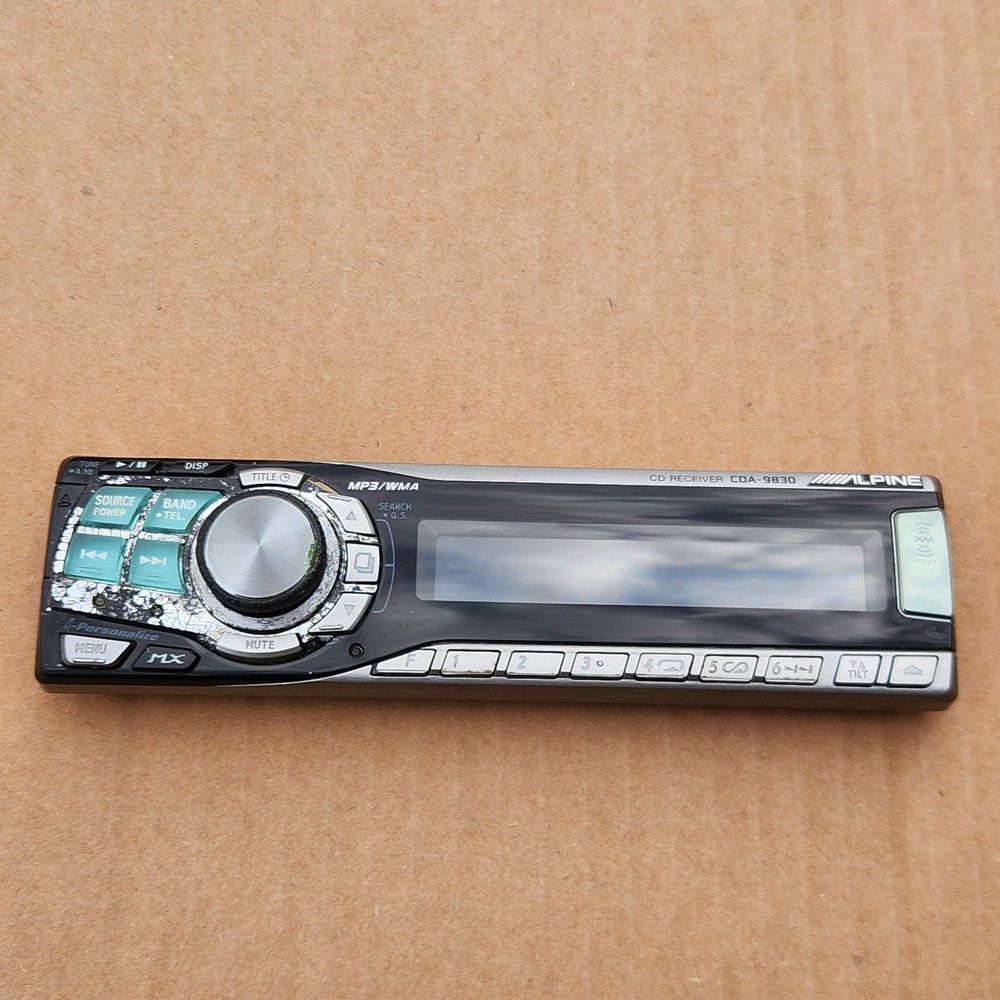 ALPINE CDA-9830 Face Faceplate Front Panel Only