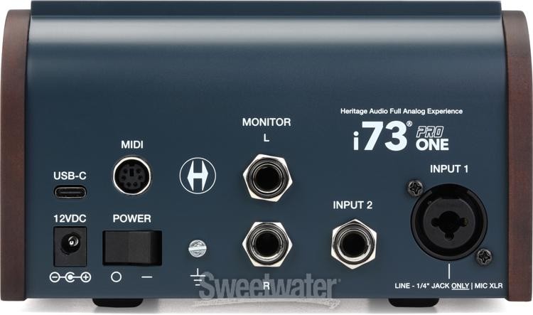 Heritage Audio i73 Pro One USB Audio Interface