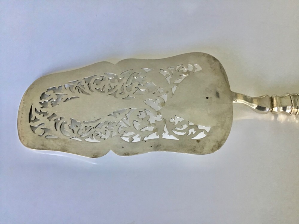 Austro Hungarian 1857 Solid 12 silver fish 🐟 Serving Piece