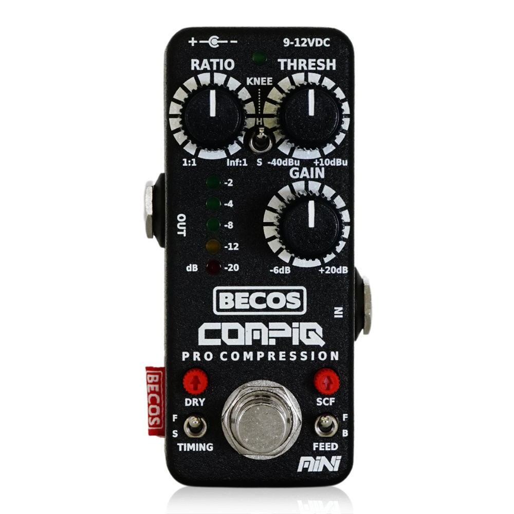 BECOS CompIQ MINI Pro V2.0 Compressor Guitar Effector