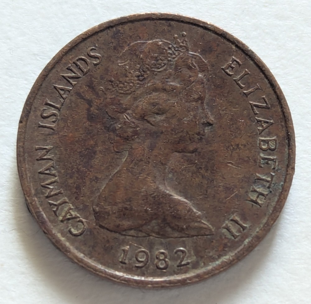 Cayman Islands, 1982, One Cent