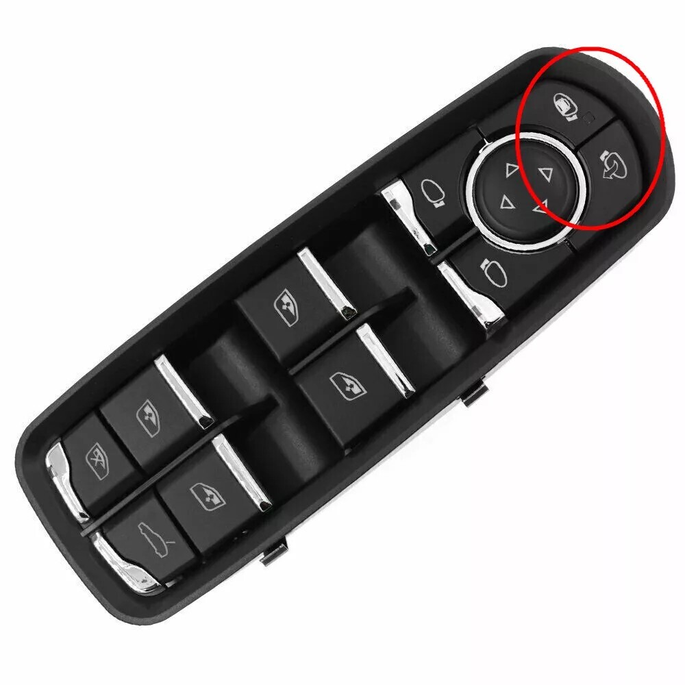 ✅ Power Window Switch Switch Block for Porsche Cayenne Panamera Macan Front