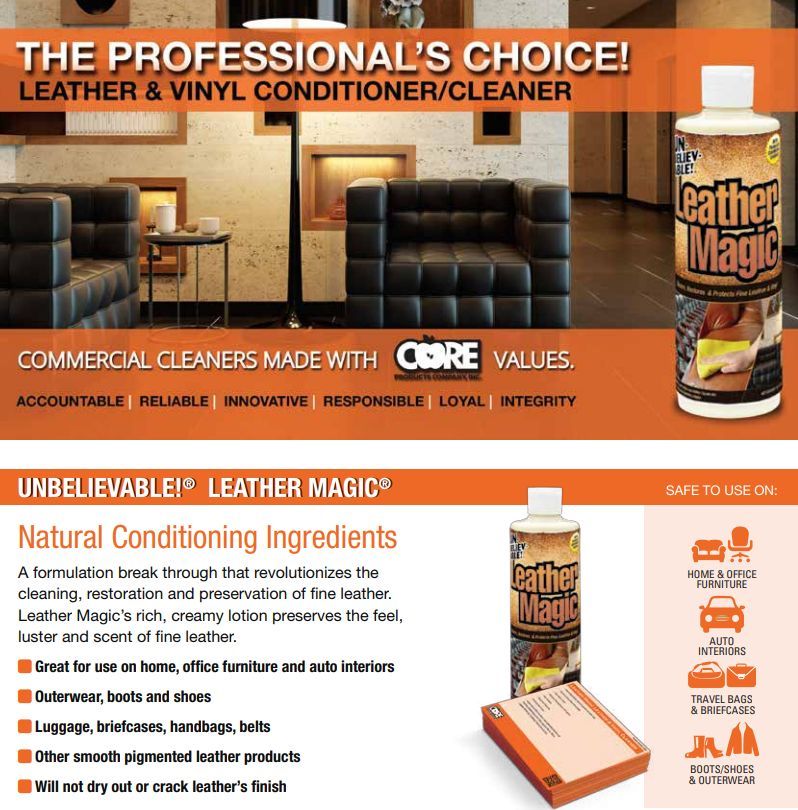 Leather Cleaner & Vinyl Conditioner / Cleaner