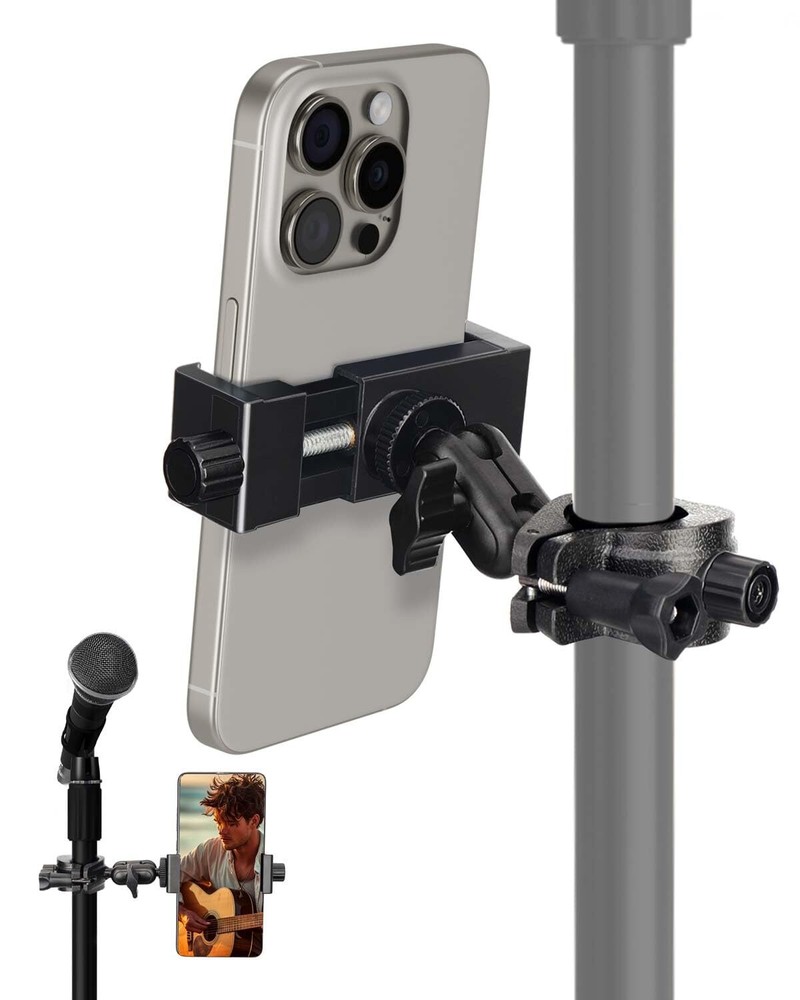 Soporte De Microfono Universal Para Telefono Compatible