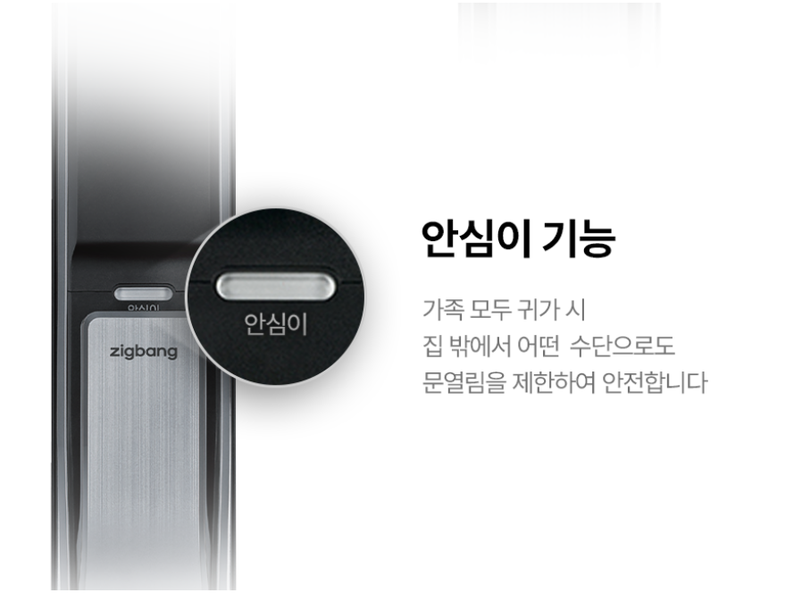 Zigbang SHS-P710 Push-Pull Smart Door Lock Password Key Tag