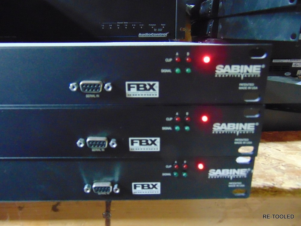 (1) Sabine FBX Compressor Delay Crossover Digital Process GRQ3122S Graphic-Q2 EQ