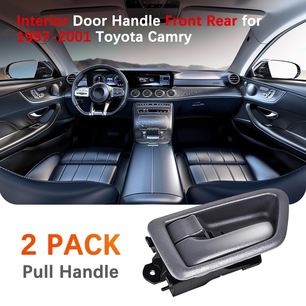 FAERSI 2Pcs Inside Interior Door Handle Front Rear Driver & Passenger Side Re...