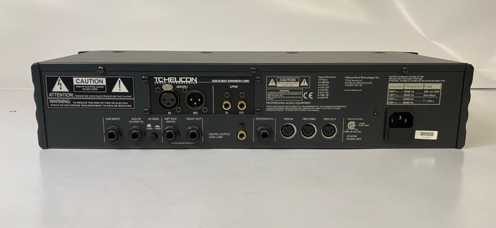 TC Helicon VoicePrism Plus Vocal Formant Pitch Processor *SHOWN WORKING