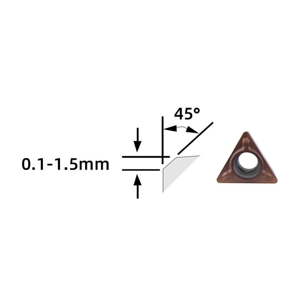For Efficient 10PCS C Angle Carbide Inserts for Steel and Cast Iron Use