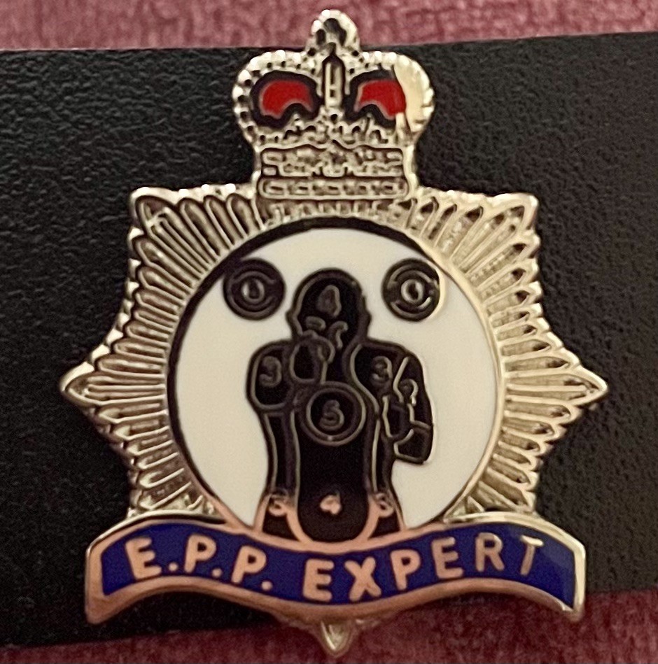 Police Marksman EPP Expert Small Enamel Pin Badge #P09