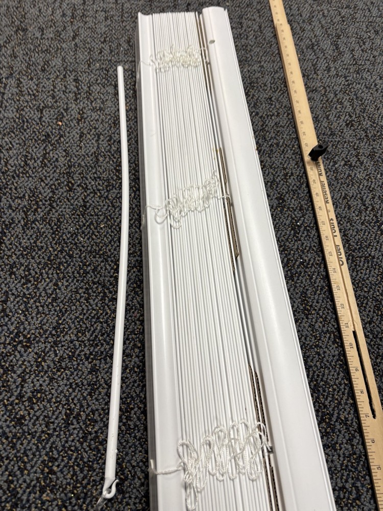 White Window Blinders