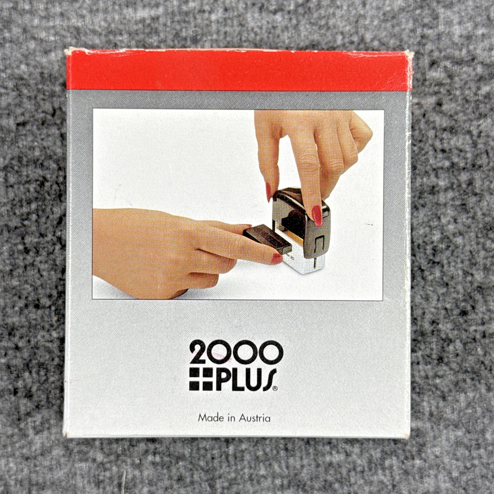 Cosco 2000 Plus Printer 50 Controlled Copy Rubber Stamp Red Ink