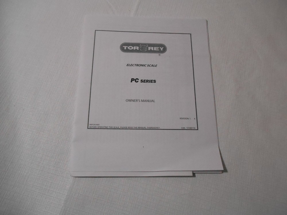 Tor-rey PC-40L, 40 x .01 lb Price Computing Scale ~ New