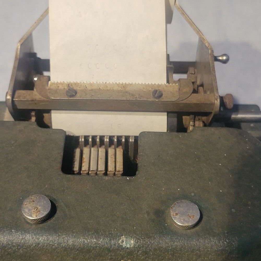 Vintage R.C. Allen Adding Machine Mechanical Calculator