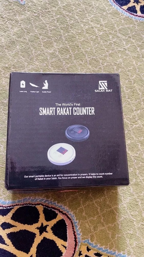 Muslim Smart Rakaat Counter Rechargeable Digital Prayer Tracker with Sensor