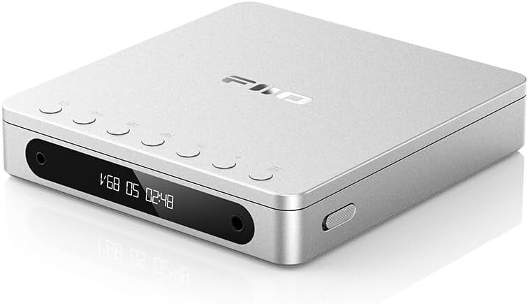 FiiO DM13 Bluetooth Multifunctional Portable CD Player  (Silver, Bluetooth)